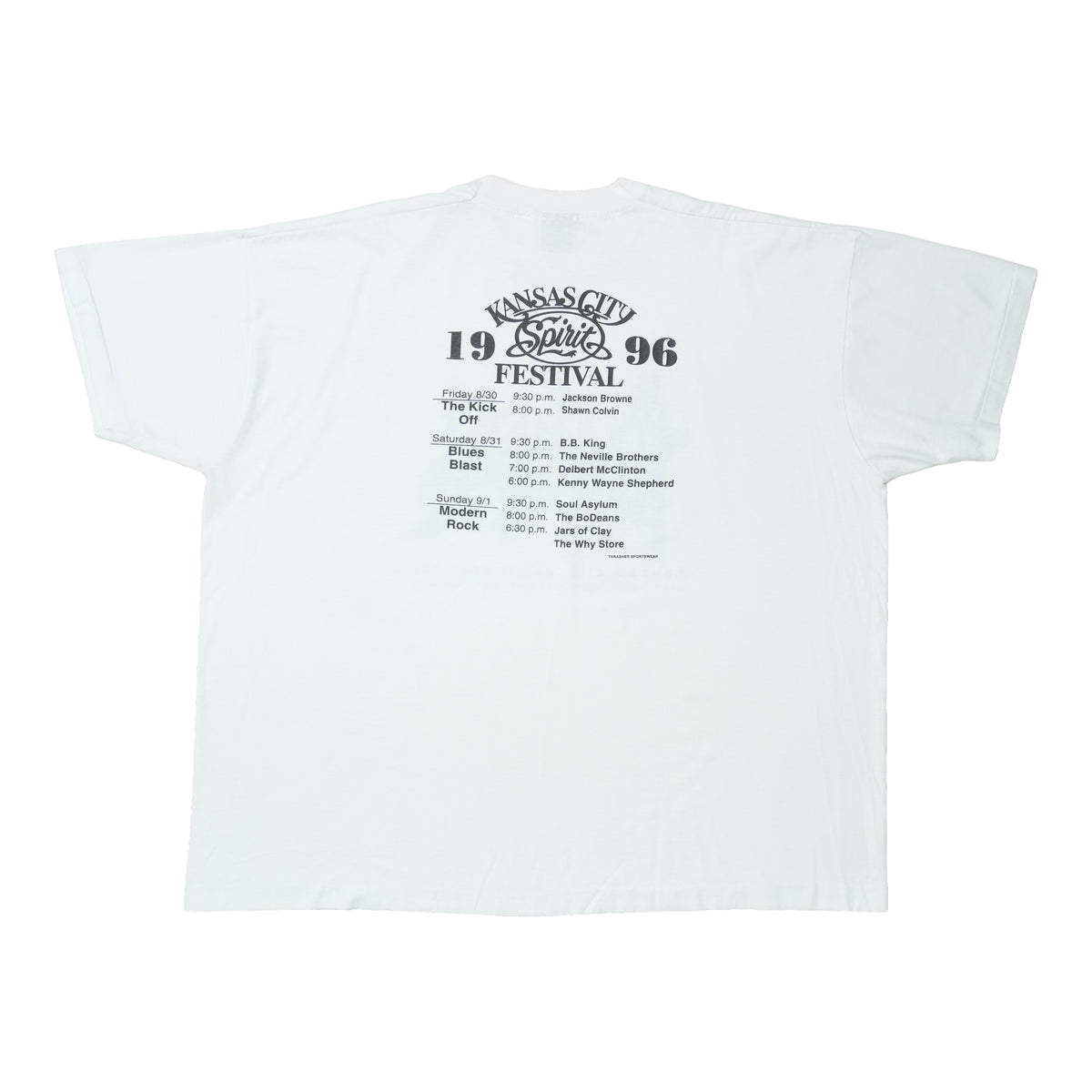 1996 Kansas City Spirit Fest Shirt
