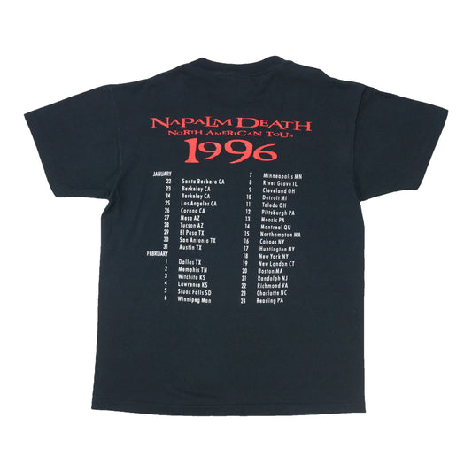 1996 Napalm Death North American Tour Shirt