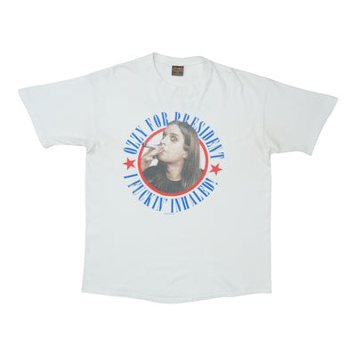 1996 Ozzy Osbourne Ozzy For President Shirt