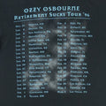 1996 Ozzy Osbourne Retirement Sucks Tour Shirt