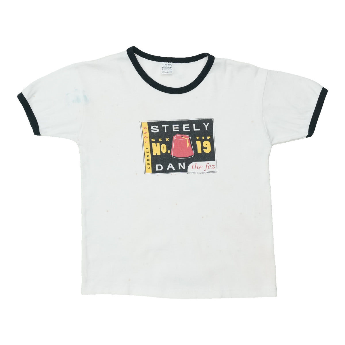 1996 Steely Dan Sex Tip No 19 Ringer Shirt
