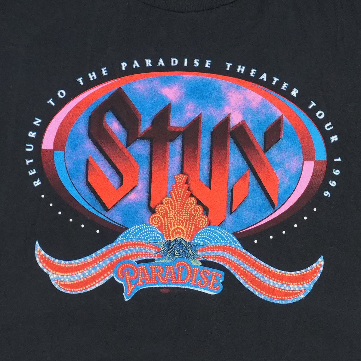 1996 Styx Return To The Paradise Theatre North American Tour Shirt