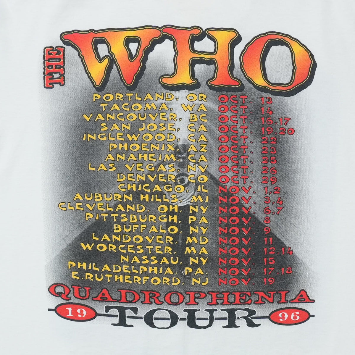 1996 The Who Quadrophenia Tour Shirt