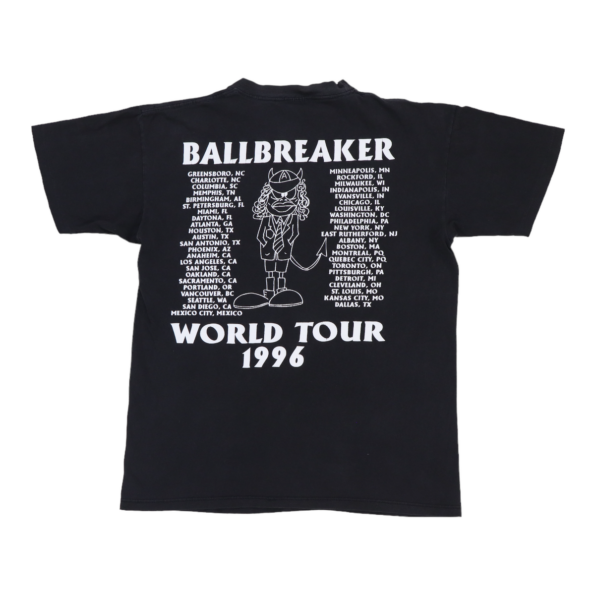 1996 ACDC Ballbreaker World Tour Shirt | Authentic Vintage Tee