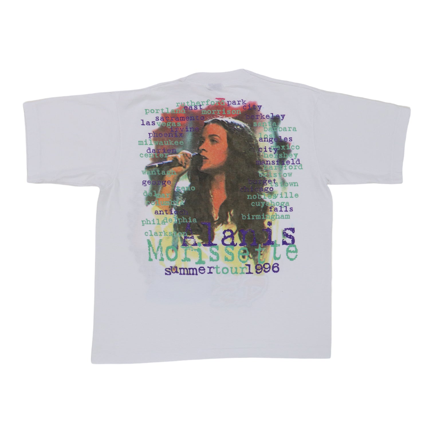 1996 Alanis Morissette Summer Tour Shirt | Authentic Vintage Tee