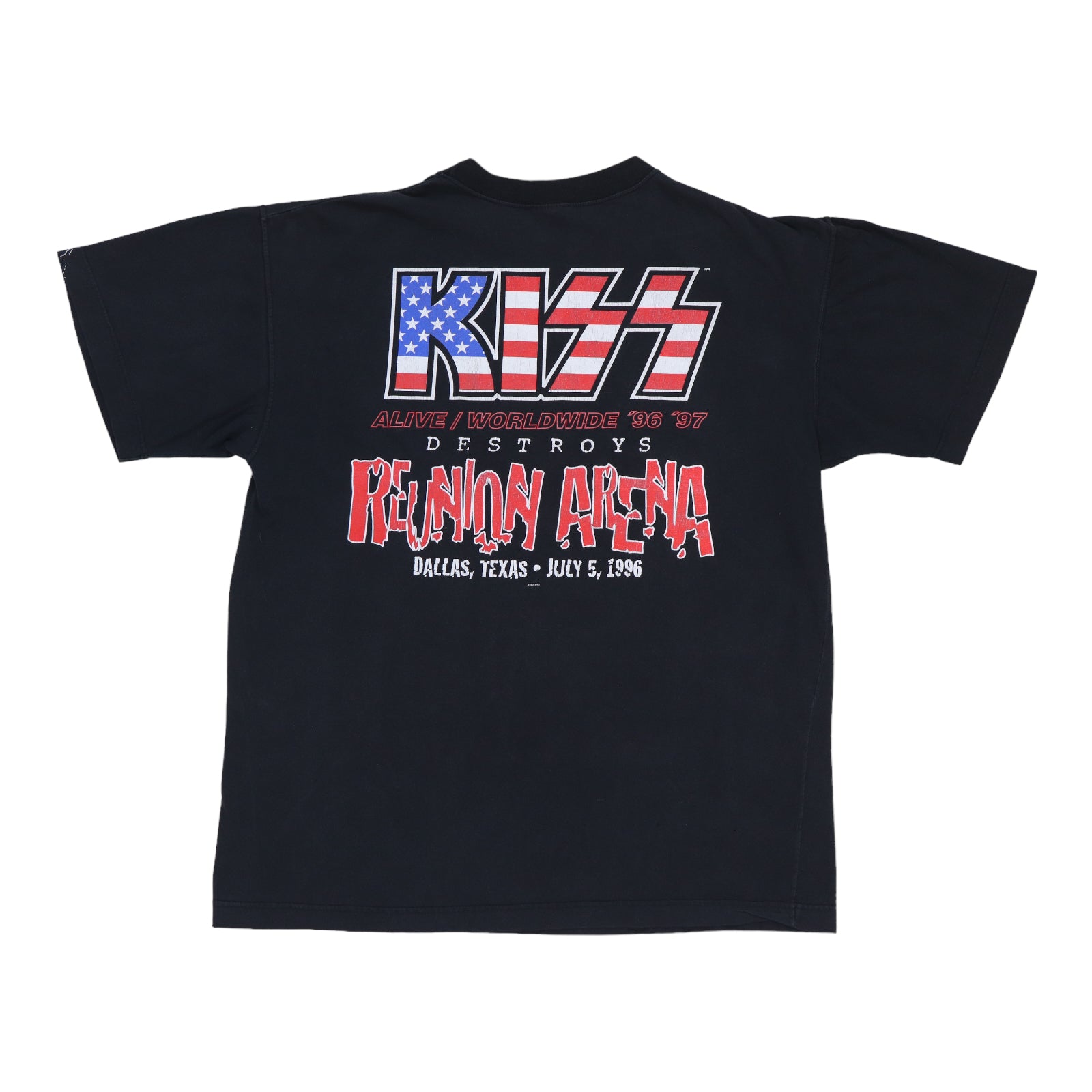 1996 Kiss Dallas Texas Tour Shirt | Authentic Vintage Tee – WyCo