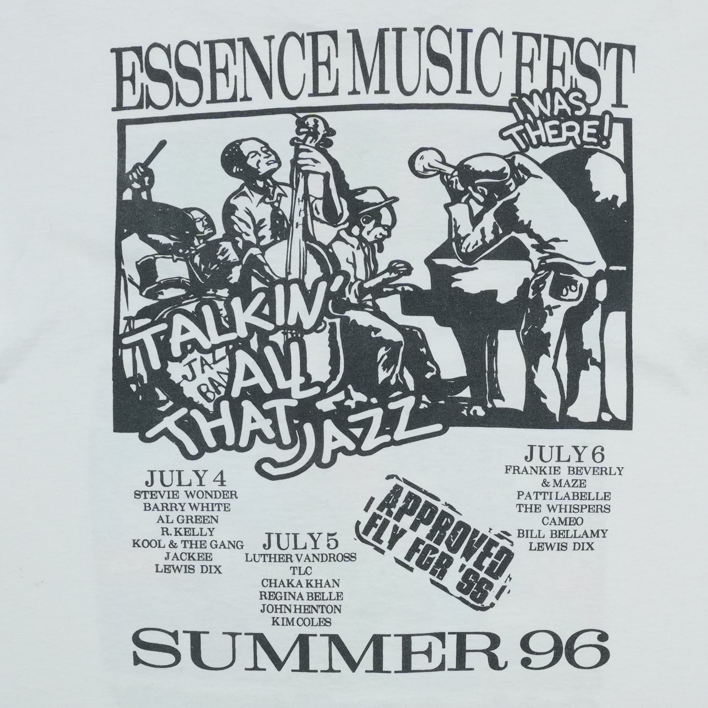 1996 Essence Music Festival Celebration of Harmony Shirt Detail 4