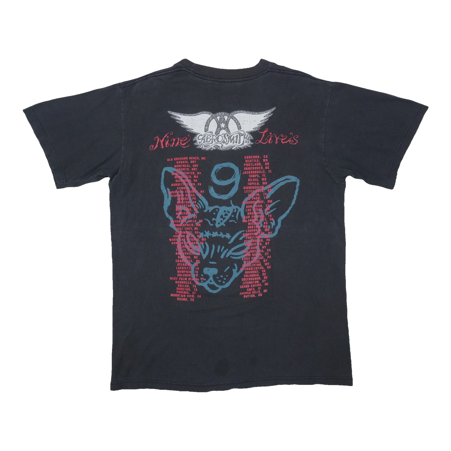 1997 Aerosmith Nine Lives Shirt