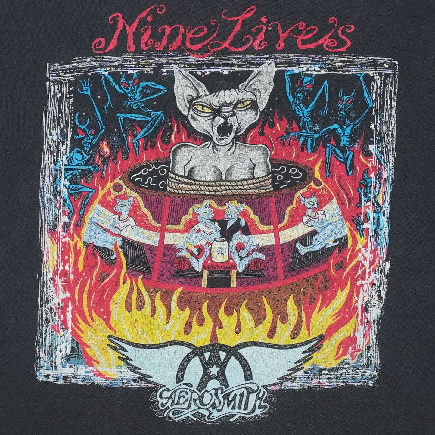 1997 Aerosmith Nine Lives Shirt