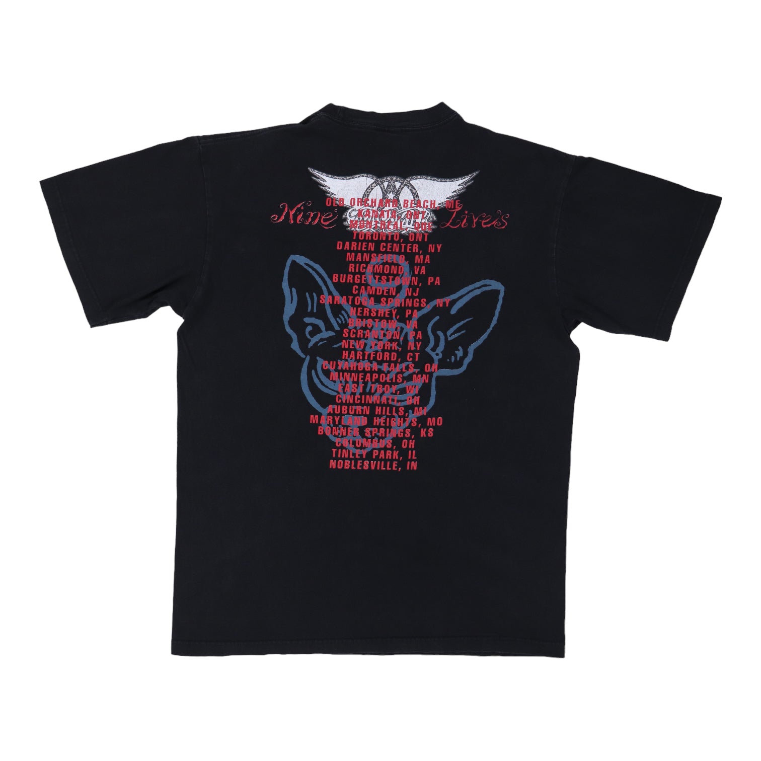 1997 Aerosmith Nine Lives Tour Shirt | Authentic Vintage Tee