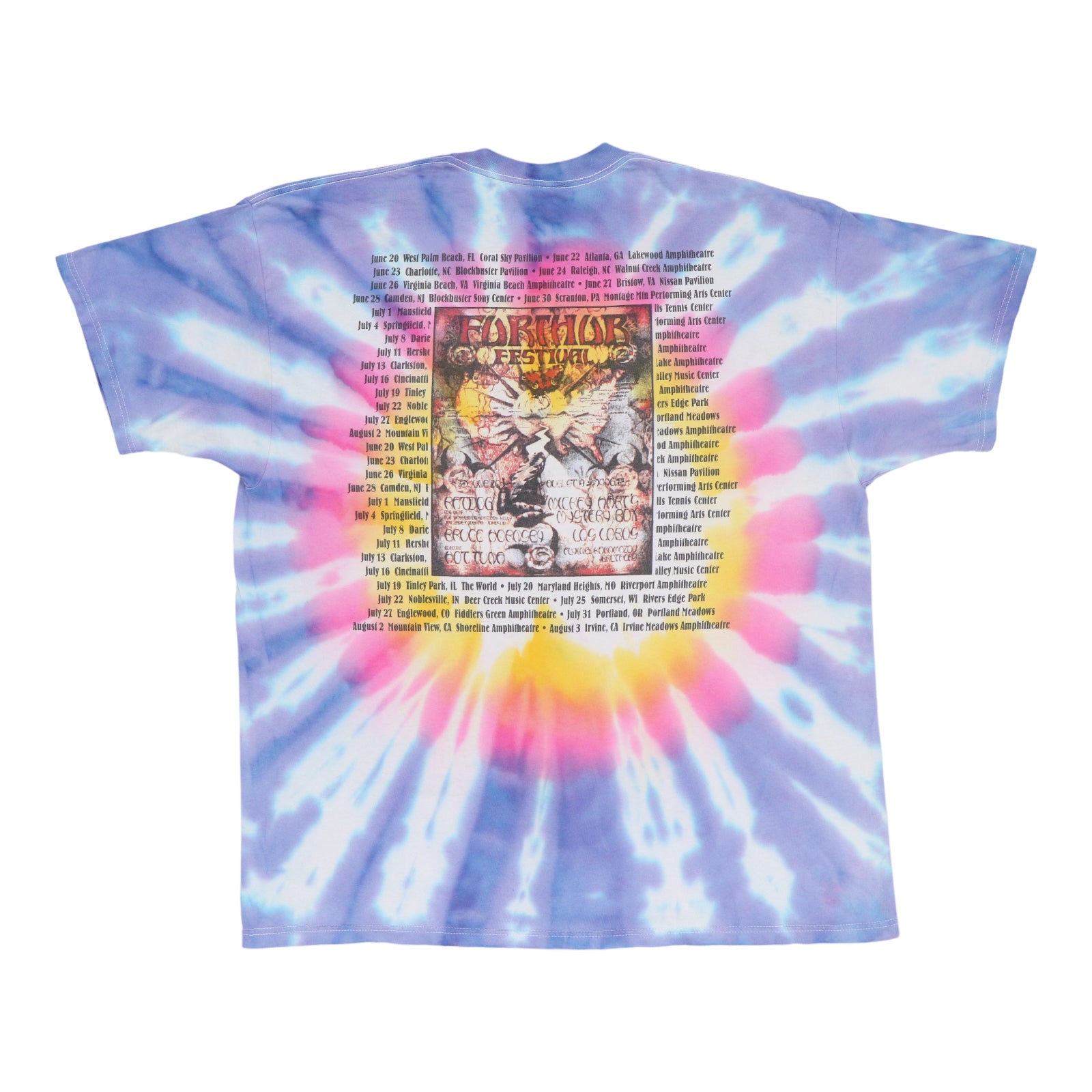 1997 Further Festival Tour Tie Dye Shirt | Authentic Vintage Tee