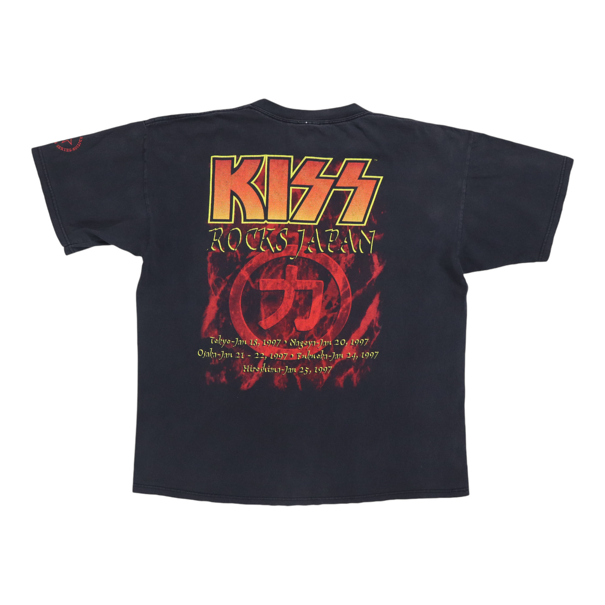 KISS 1997年 JAPAN TOURTシャツ　USA製　値下げ‼️ 1997-Kiss-Rocks-Japan-Tour-