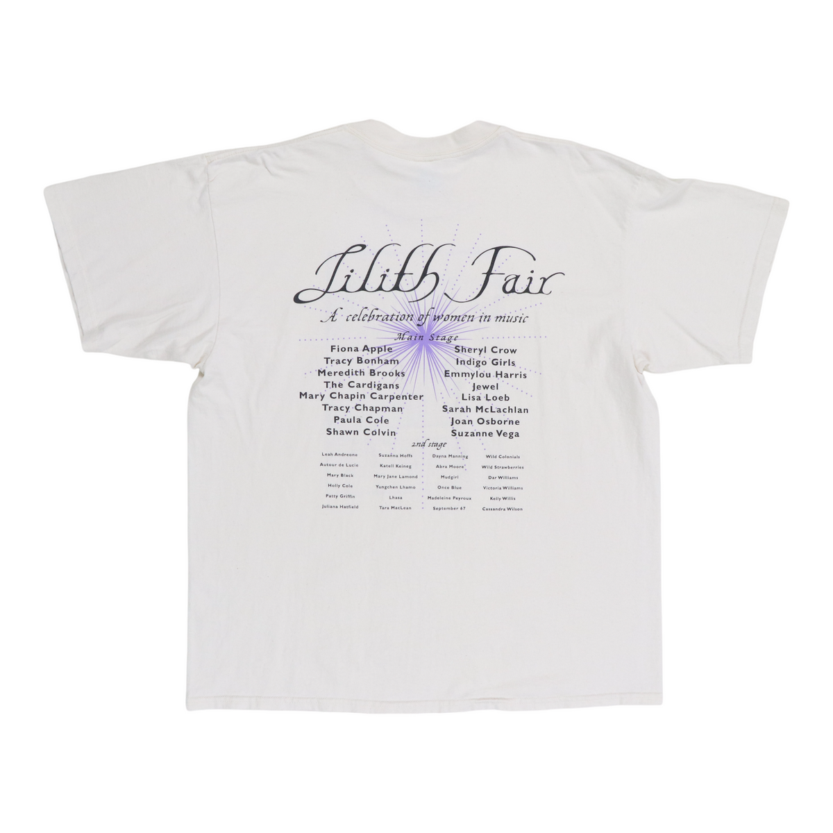 1997 Lilith Fair Concert Shirt | Authentic Vintage Tee – WyCo Vintage