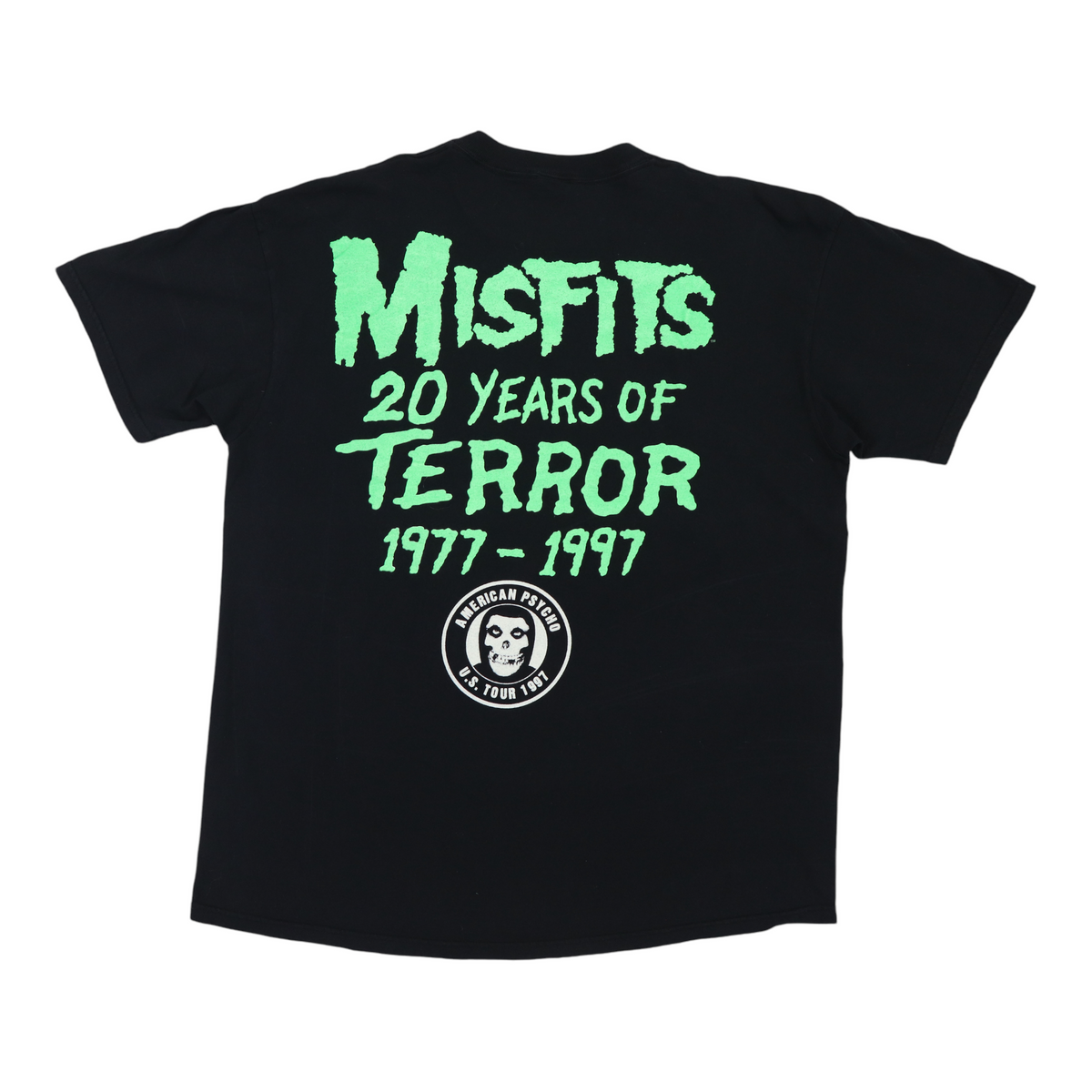1997 Misfits 20 Years Of Terror Tour Shirt | Authentic Vintage Tee