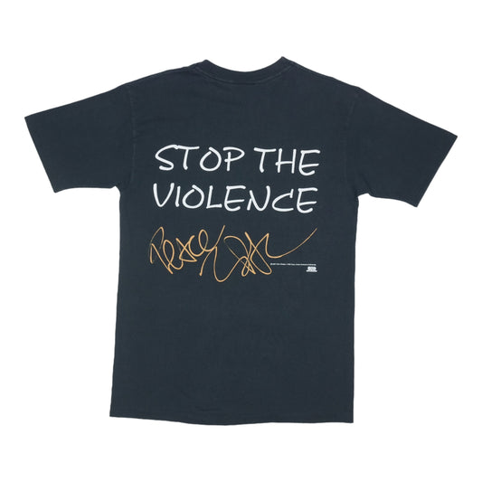 1997 Tupac Shakur Stop The Violence Shirt Back