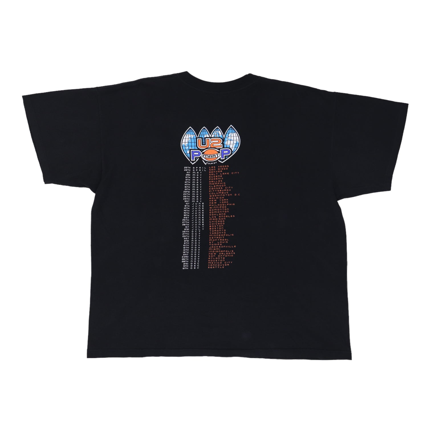 1997 U2 Popmart Tour Shirt | Authentic Vintage Tee – WyCo Vintage