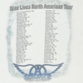 1997 Aerosmith Nine Lives Tour Shirt