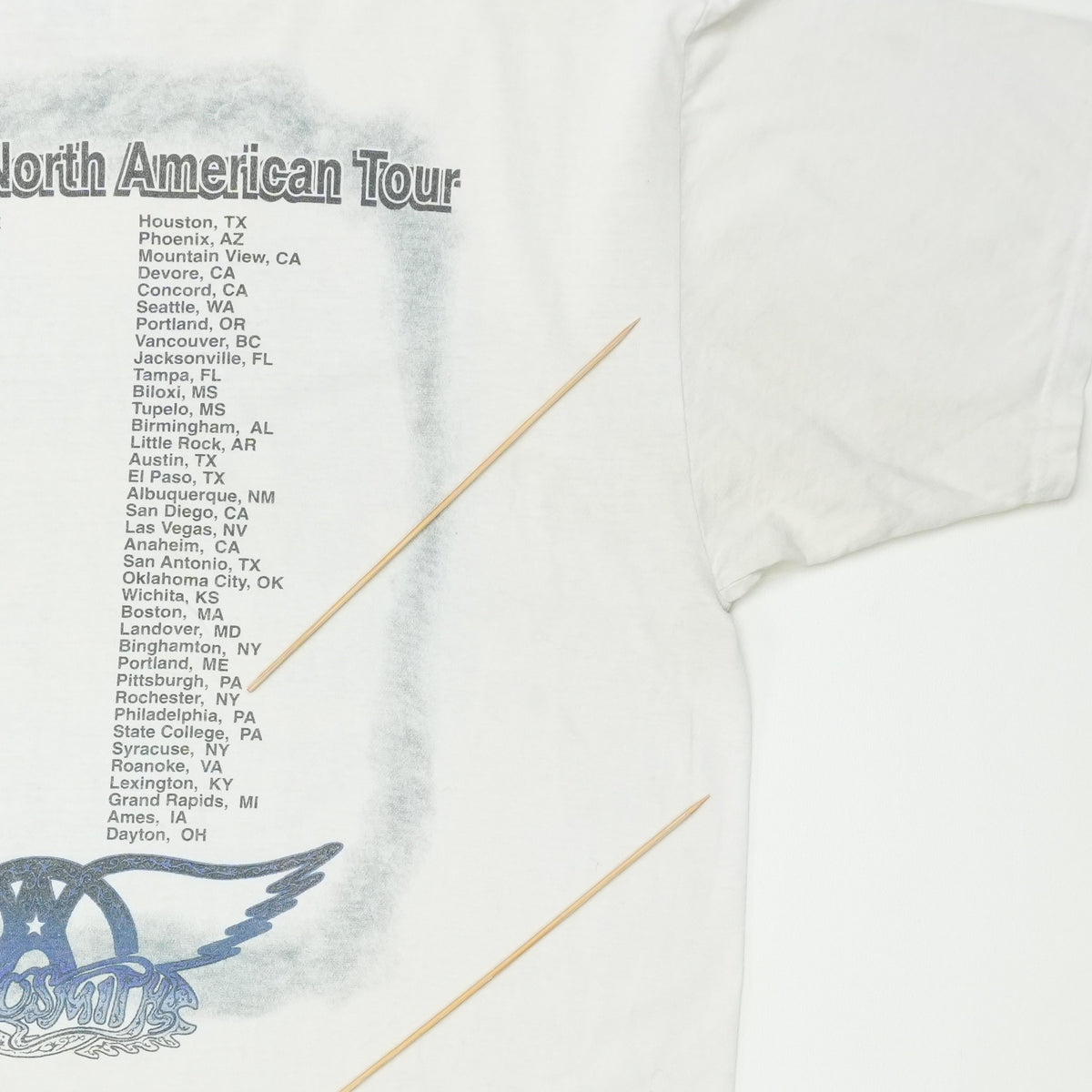 1997 Aerosmith Nine Lives Tour Shirt