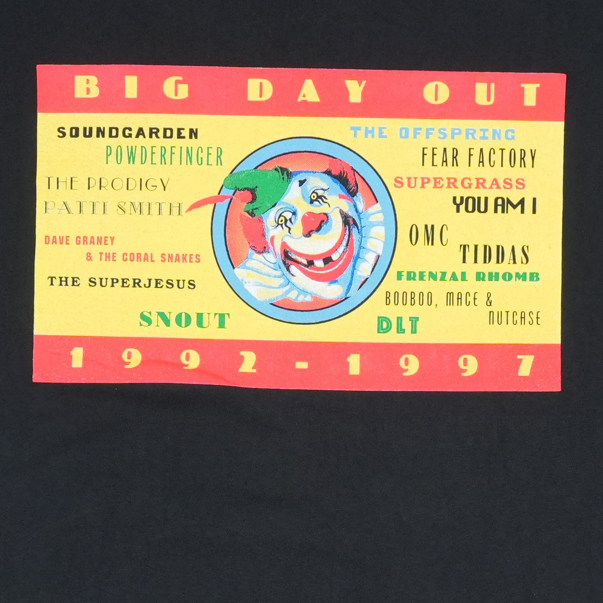 1997 Big Day Out Shirt