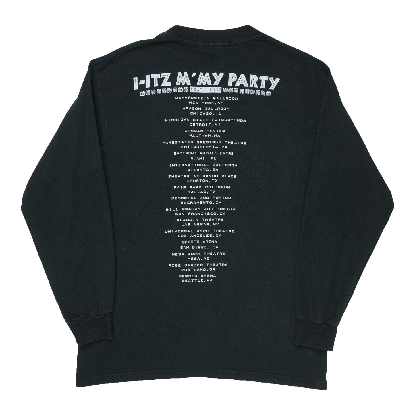 1997 Jane's Addiction Itz M'My Party Tour Long Sleeve Shirt