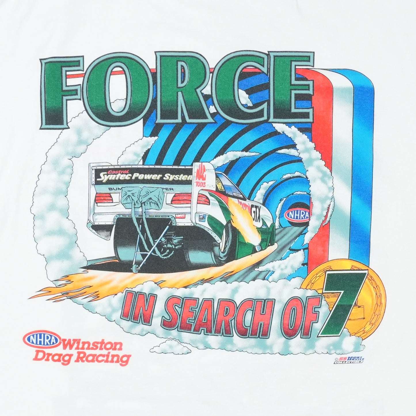 1997 John Force Decade of Dominance Shirt