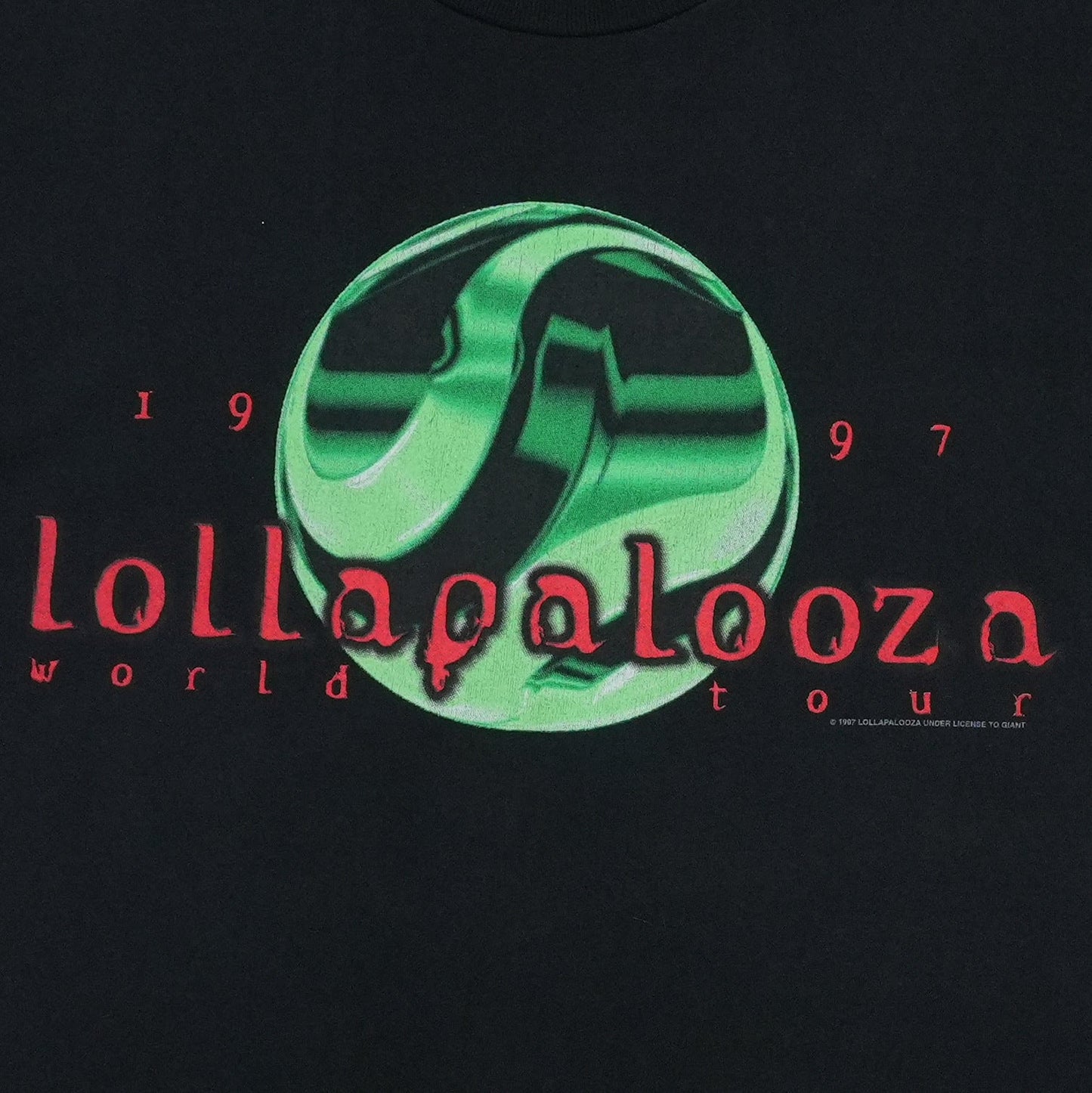 1997 Lollapalooza World Tour Shirt Detail 2