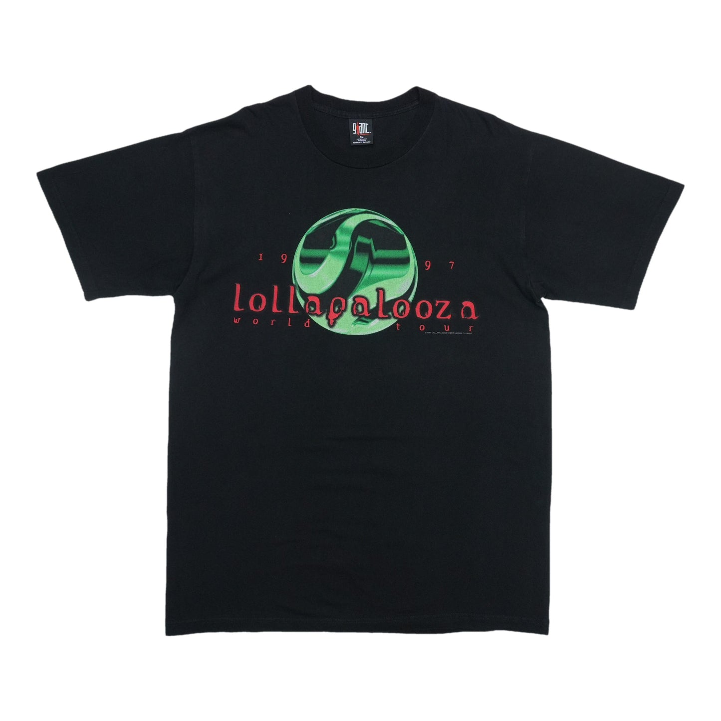 1997 Lollapalooza World Tour Shirt Front