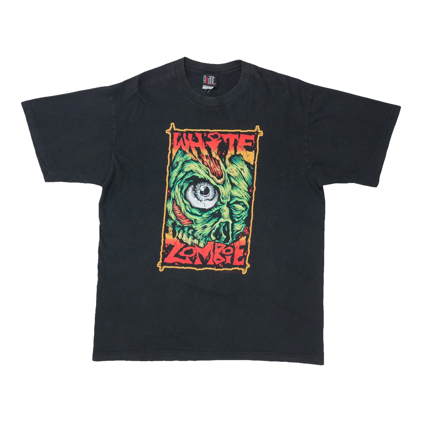 1997 White Zombie Handprint Shirt