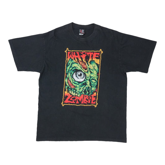 1997 White Zombie Handprint Shirt