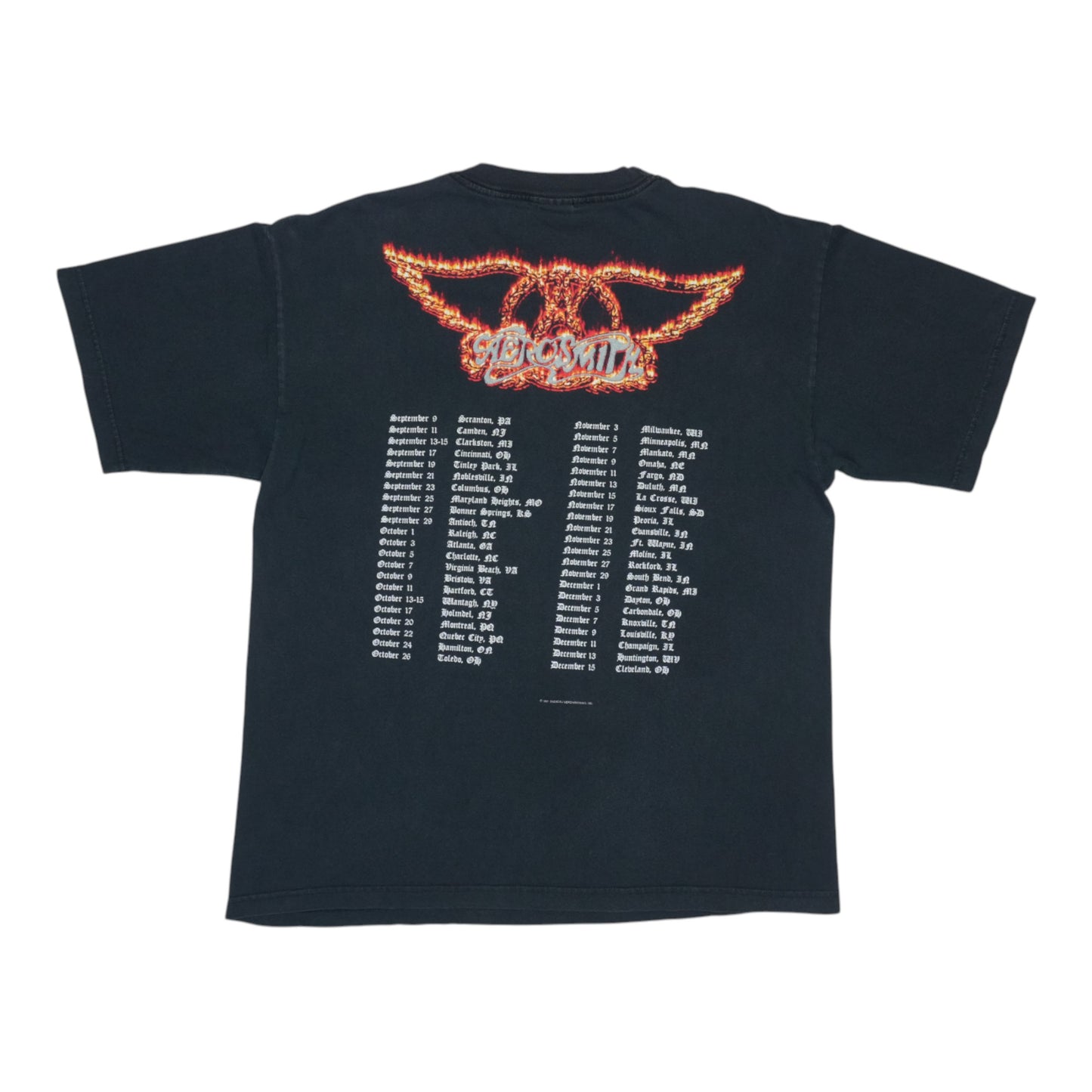 1997 Aerosmith Nine Lives Tour Shirt