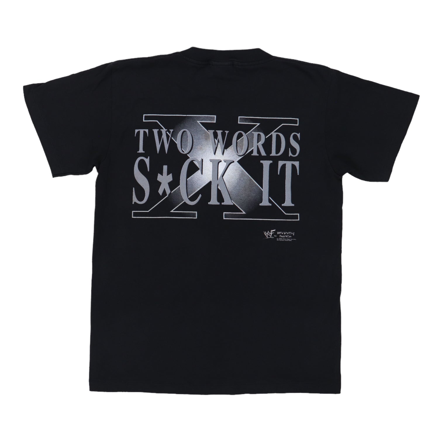 1998 D-Generation X Two Words Suck It Shirt – WyCo Vintage