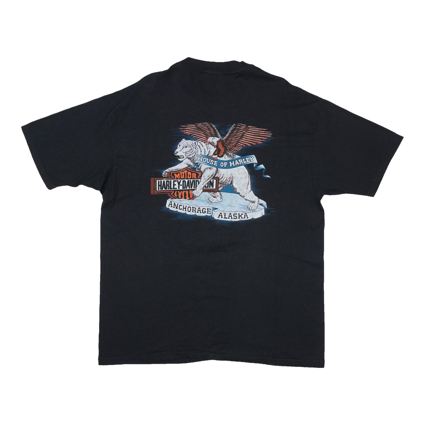 1998 Harley Davidson Alaska The Last Frontier Shirt