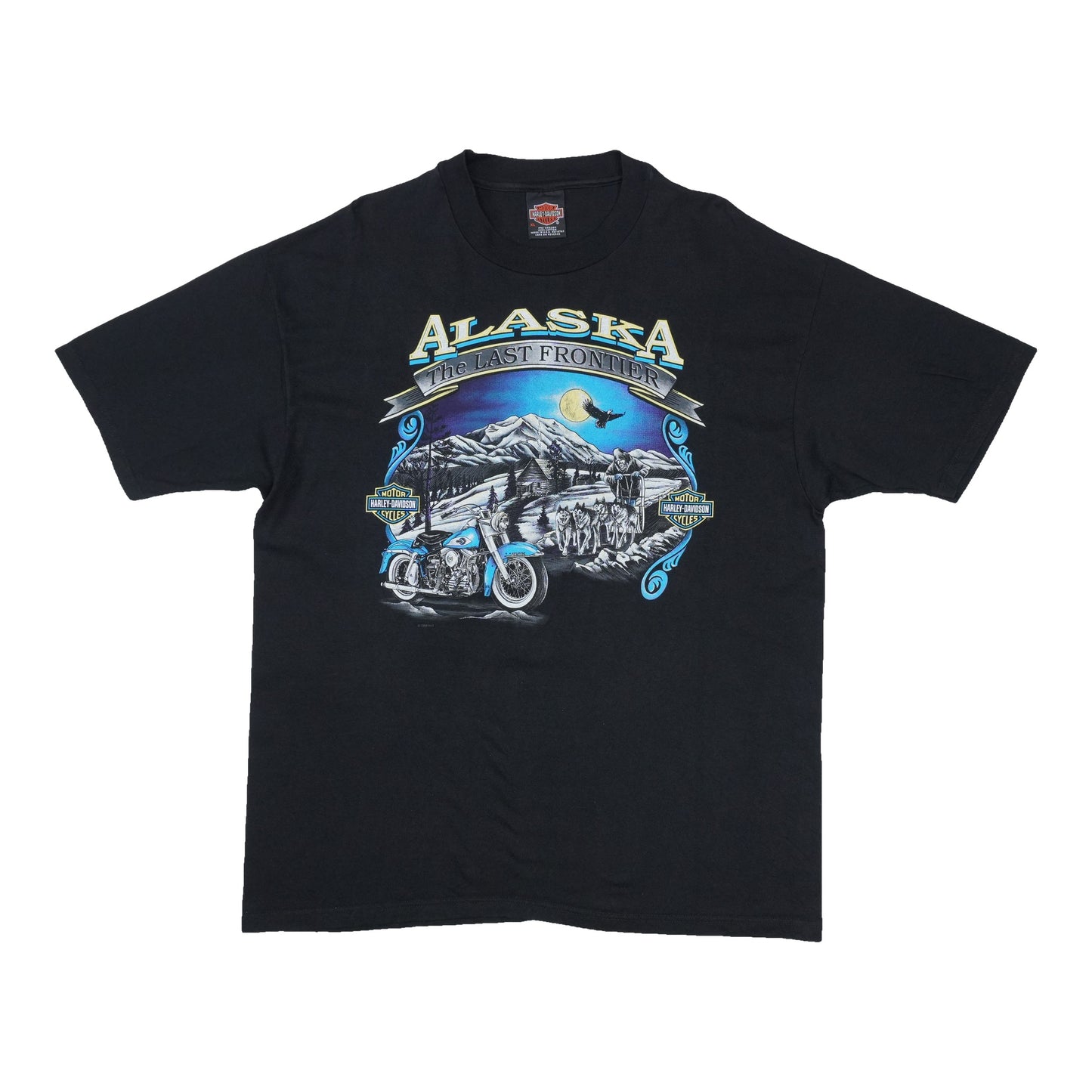 1998 Harley Davidson Alaska The Last Frontier Shirt