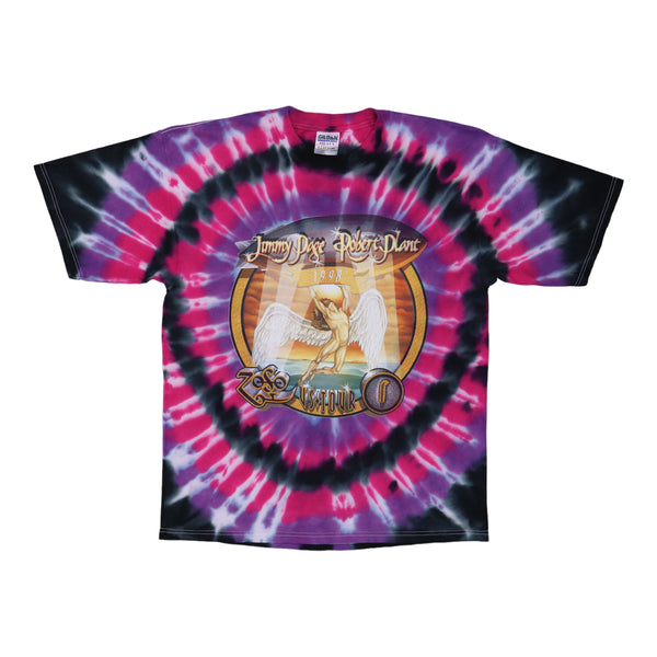 1998 Jimmy Page Robert Plant Zoso Tour Tie Dye Shirt