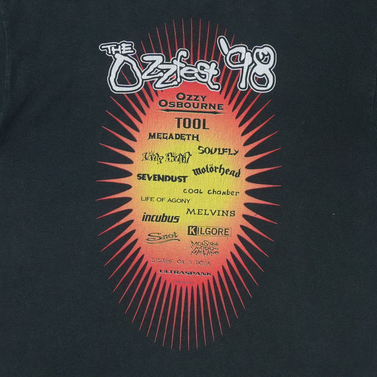 1998 Ozzfest Ozzy Osbourne Hitchhiker Shirt