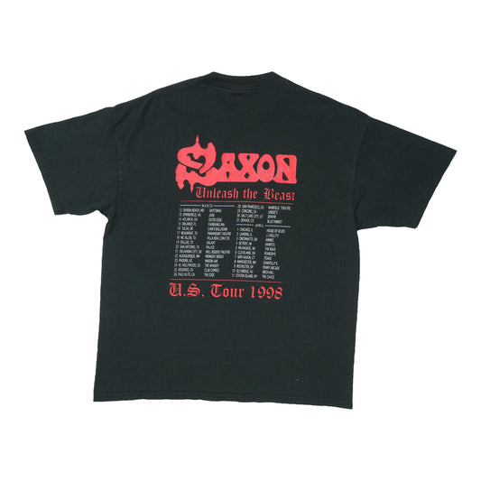 1998 Saxon Unleash The Beast US Tour Shirt
