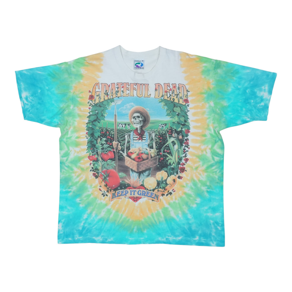 1998 Grateful Dead Keep It Green Tie Dye Shirt