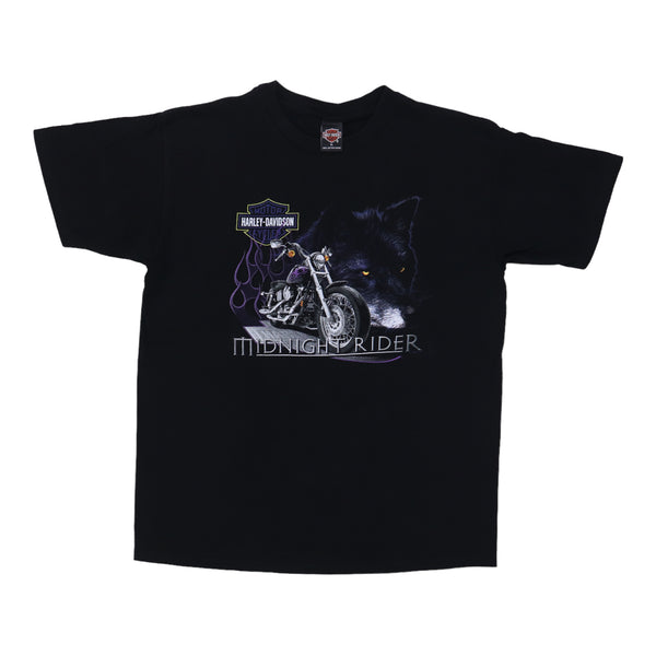 Tシャツ　激レア Rider Midnight Harley-Davidson Harley Star 5 - Shirt Sleeve Long Pocket Rider' 'Midnight Davidson トップス