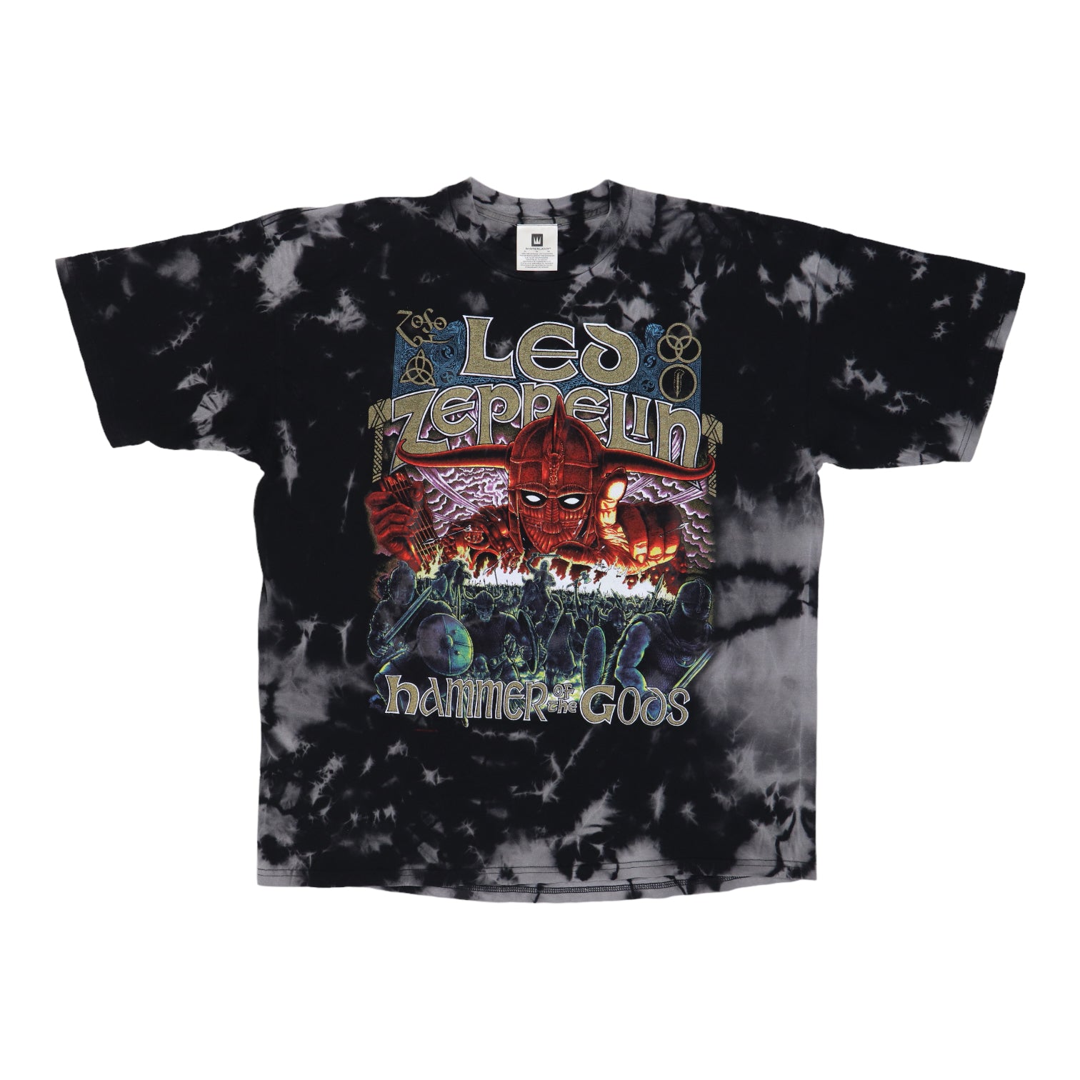 シム・シメール、【THE WONDER OF IT ALL】 1999 Led Zeppelin Hammer Of The Gods Shirt | Authentic Vintage Tee