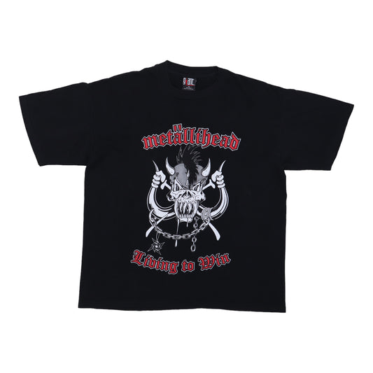 1999 Metallica Metallihead Living To Win Shirt