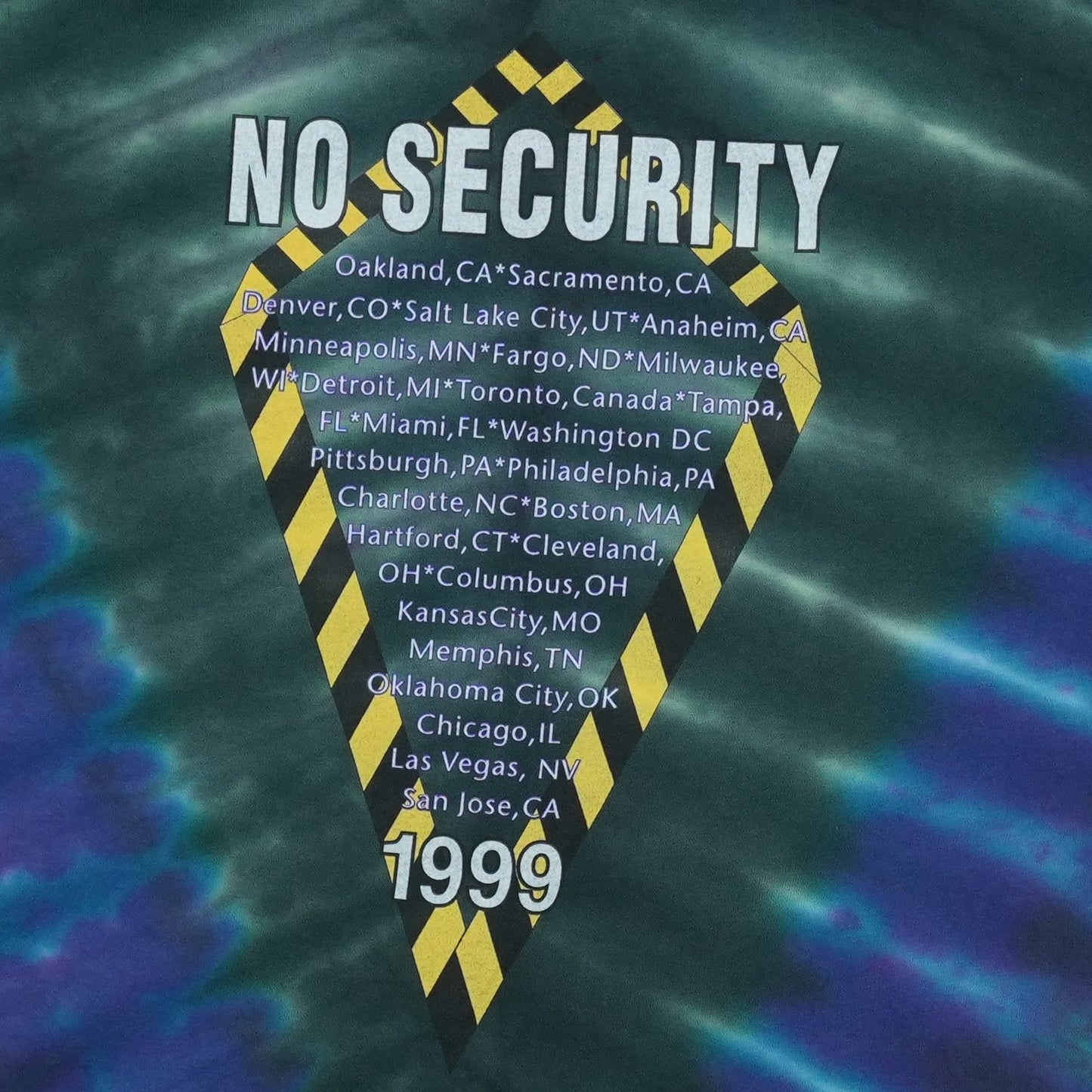 1999 Rolling Stones No Security Tour Shirt