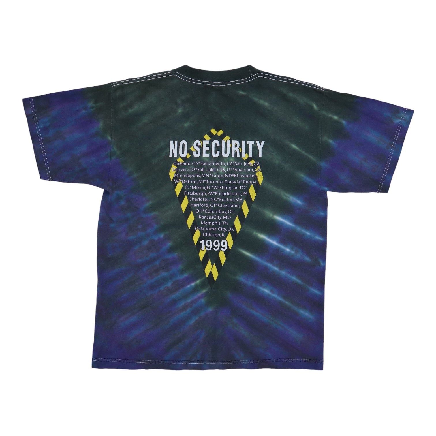 1999 Rolling Stones No Security Tour Tie Dye Shirt | Authentic