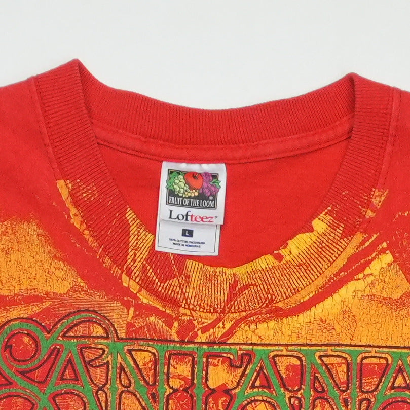 1999 Santana Supernatural World Tour Shirt Detail 1