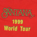 1999 Santana Supernatural World Tour Shirt Detail 2