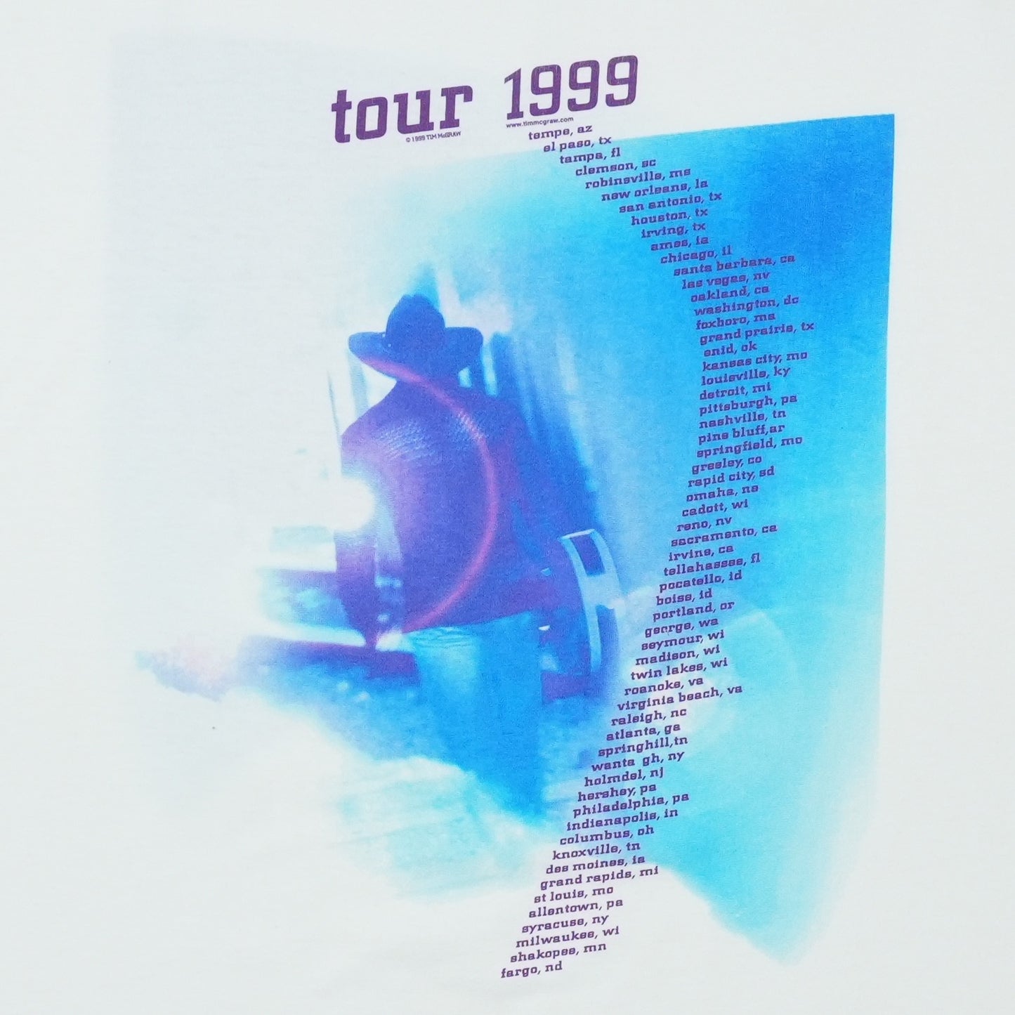 1999 Tim McGraw A Place In The Sun Tour Shirt