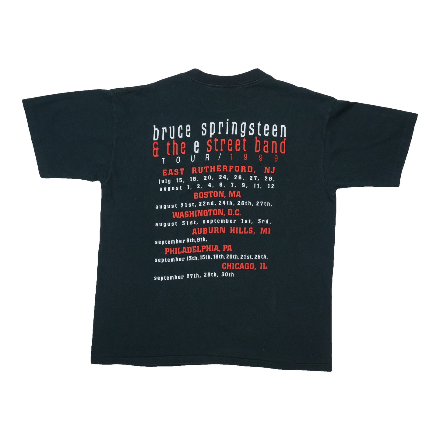 1999 Bruce Springsteen And The E Street Band Reunion Tour Shirt