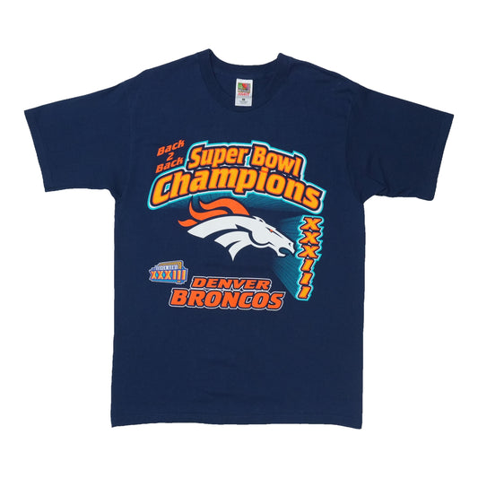 1999 Denver Broncos Back To Back Super Bowl Champions Shirt