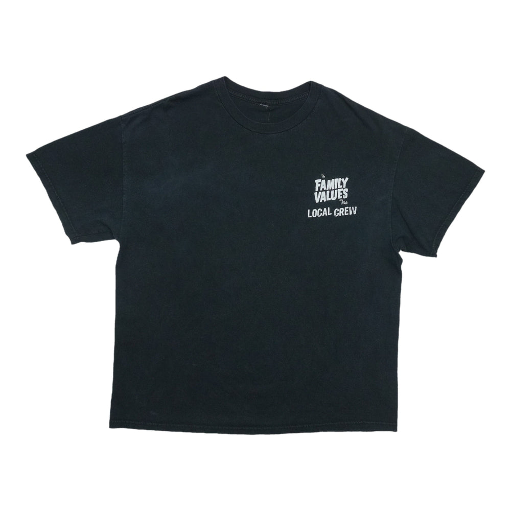 1999 Family Values Tour Local Crew Shirt Front