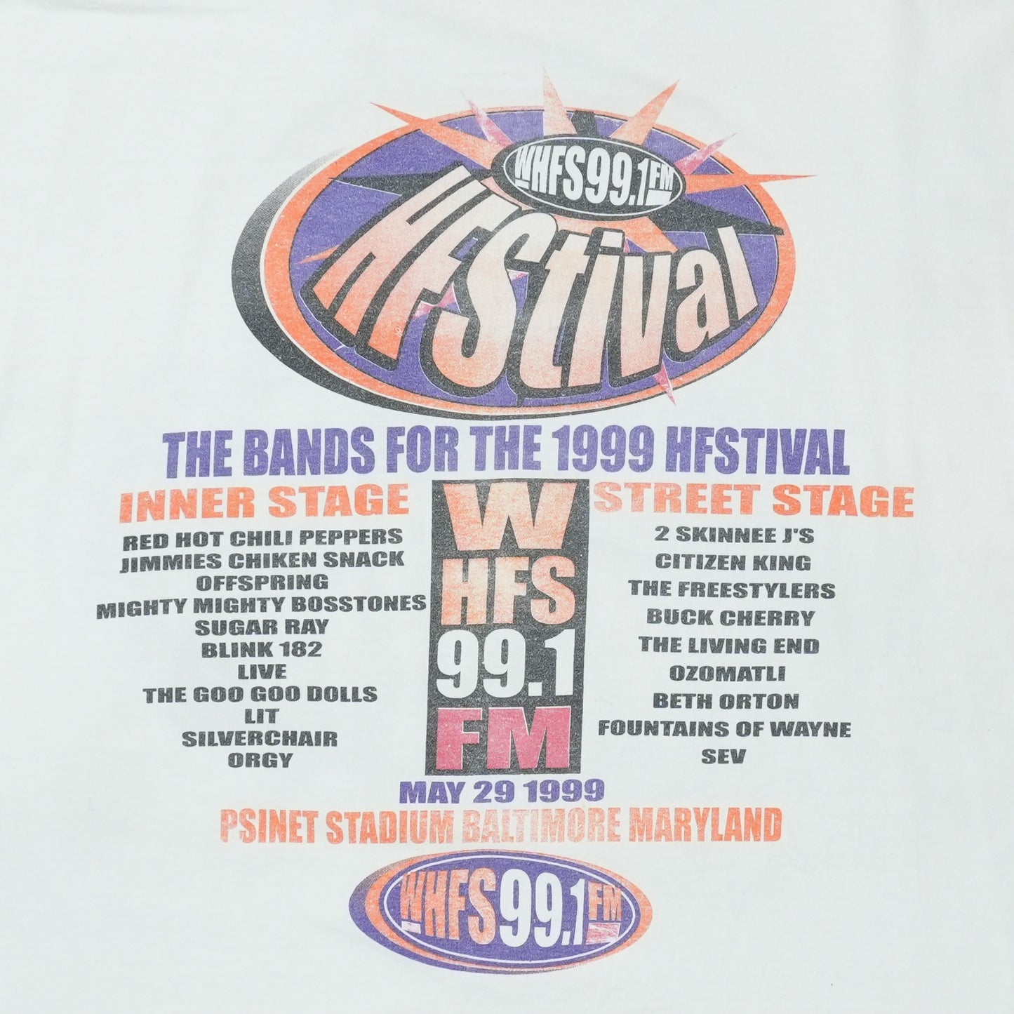 1999 HFStival Concert Shirt