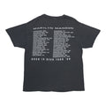 1999 Marilyn Manson Rock Is Dead Tour Shirt Back